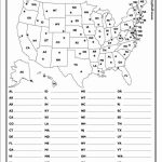 United States Map Quiz Worksheet 16 On United States Map Quiz Throughout States And Capitals Map Quiz Printable
