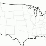 United States Map With Regions Outlined New Save United States In Free Printable Outline Map Of United States