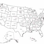 United States Outline Map Pdf Best United States Map Printable Blank Within Us Map Printable Pdf