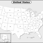 United States Political Map Black And White Fresh Usa Map Black And For Usa Map Black And White Printable