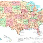 United States Printable Map Regarding Printable Map Of Usa With Major Cities