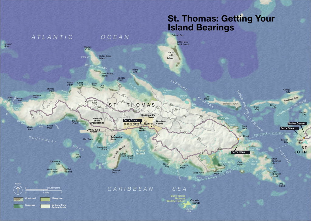 United States Virgin Islands Map Save Printable Map St John Usvi intended for Printable Map Of St John Usvi