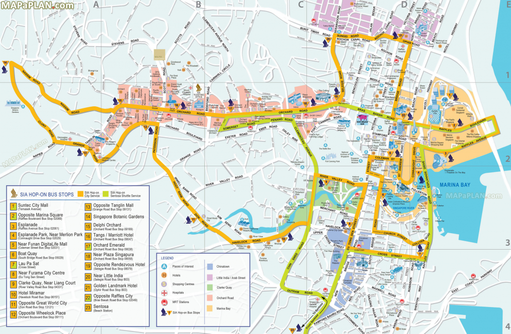 Universal Studios California Map Pdf Detailed Singapore Maps Top throughout Free Printable City Maps