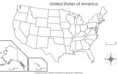 Printable Blank Us Map With State Outlines