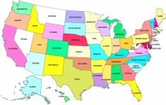 Printable Map Of Usa With State Abbreviations