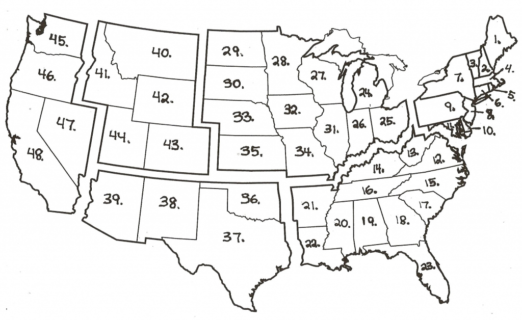 Us Map With Capitals Printable Us States Map Lovely Blank Map Us with Blank Us Map With Capitals Printable