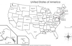 Printable Us Map With Capitals