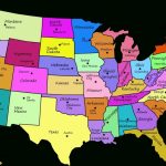 Us Map With State And Capitol States Capitals Fresh Us States Regarding 50 States And Capitals Map Quiz Printable