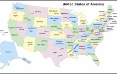 Us Map With Cities And States Printable
