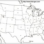Us Outline Map   States And Capitals Throughout Free Printable Us Map With States And Capitals