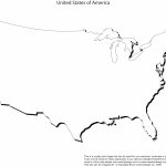 Us State Outlines, No Text, Blank Maps, Royalty Free • Clip Art Throughout Free Printable Outline Map Of United States