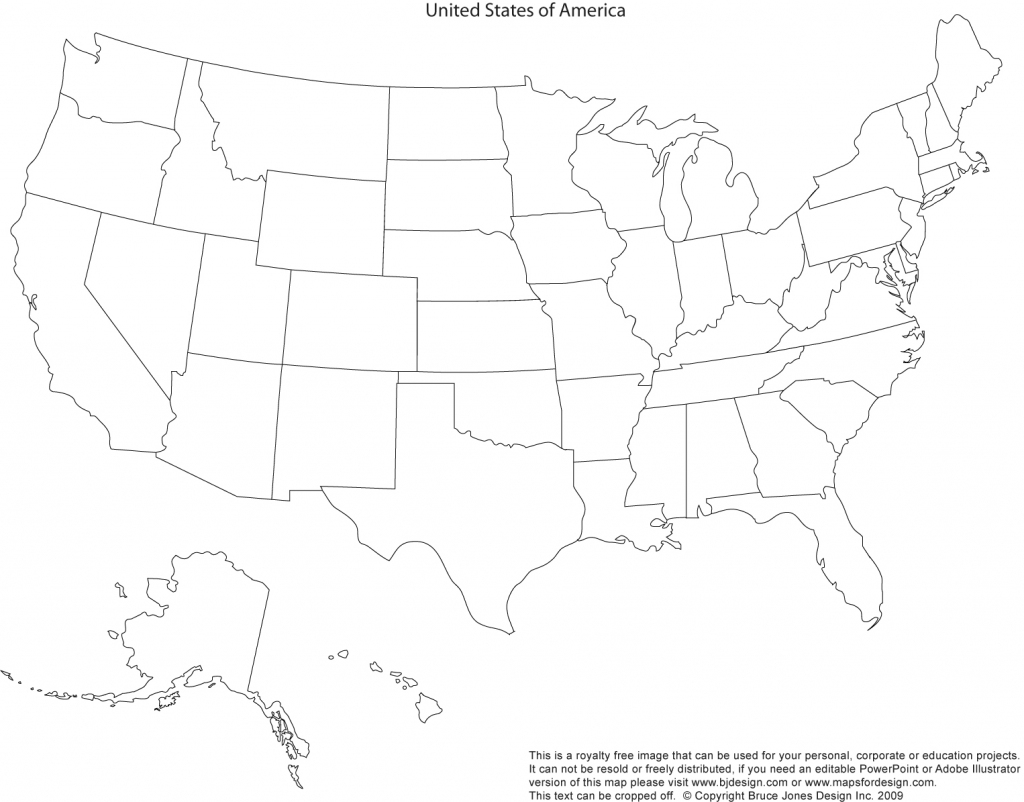 Us State Outlines, No Text, Blank Maps, Royalty Free • Clip Art throughout Free Printable Outline Maps