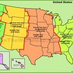 Usa Time Zone Map With Regard To Usa Time Zone Map Printable