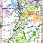 Utah Road Map In Printable Map Of Utah