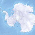 Vector Map Antarctica Continent Relief | One Stop Map With Printable Map Of Antarctica