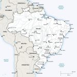 Vector Map Of Brazil Political | One Stop Map Inside Printable Map Of Brazil