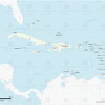 Vector Map Of Caribbean Islands With Countries | Free Vector Maps Intended For Free Printable Map Of The Caribbean Islands