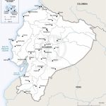 Vector Map Of Ecuador Political | One Stop Map Throughout Printable Map Of Ecuador