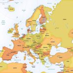 Vector Map Of Europe Continent Political | One Stop Map Intended For Printable Political Map Of Europe