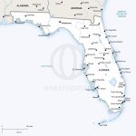 Vector Map Of Florida Political | One Stop Map For Printable Map Of Florida