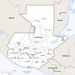 Vector Map Of Guatemala Political | One Stop Map Within Printable Map Of Guatemala