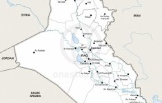Printable Map Of Iraq