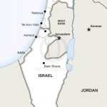 Vector Map Of Israel Political | One Stop Map For Free Printable Map Of Israel