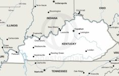 Vector Map Of Kentucky Political | One Stop Map within Printable Map Of Kentucky