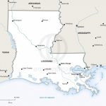 Vector Map Of Louisiana Political | One Stop Map In Louisiana State Map Printable