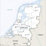 Vector Map Of Netherlands Political | One Stop Map In Printable Map Of The Netherlands