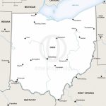 Vector Map Of Ohio Political | One Stop Map Regarding Printable Map Of Ohio