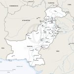 Vector Map Of Pakistan Political | One Stop Map Within Printable Map Of Pakistan