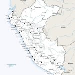 Vector Map Of Peru Political | One Stop Map Intended For Printable Map Of Peru