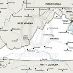 Vector Map Of Virginia Political | One Stop Map In Virginia State Map Printable