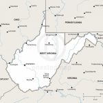 Vector Map Of West Virginia Political | One Stop Map Throughout Printable Map Of West Virginia