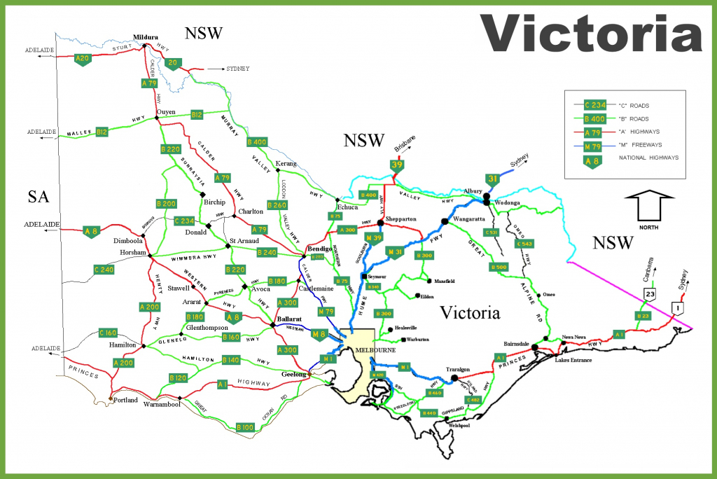 Victoria State Maps | Australia | Maps Of Victoria (Vic) inside Printable Map Of Victoria