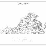 Virginia Labeled Map   Virginia County Map Printable | Printable Maps Throughout Printable Map Of Virginia