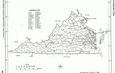 Printable Map Of Virginia