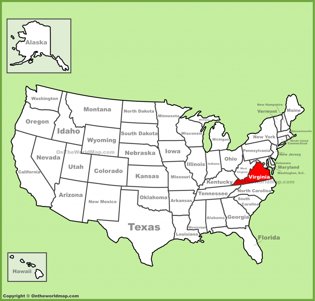 Virginia State Maps | Usa | Maps Of Virginia (Va) with Printable Map Of Virginia