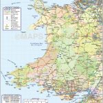 Wales 1St Level County Road & Rail Map @1M Scale In Illustrator And Throughout Printable Map Of Wales