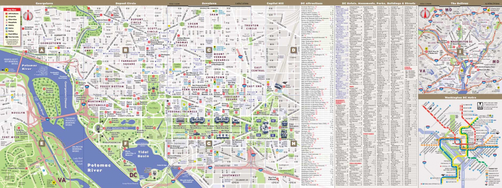Washington Dc Mapvandam | Washington Dc Mallsmart Map | City within Washington Dc City Map Printable