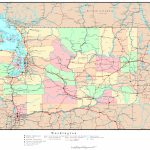 Washington Political Map Inside Printable Map Of Washington State