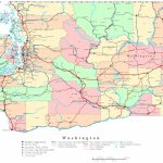 Washington Printable Map Pertaining To Washington State Counties Map Printable