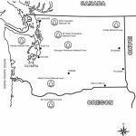 Washington State Map Coloring Page | Free Printable Coloring Pages For Free Printable Map Of Washington State