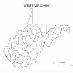 West Virginia Blank Map With Printable Map Of West Virginia