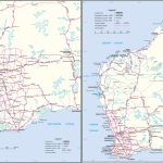 Western Australia Road Map Within Printable Map Of Western Australia