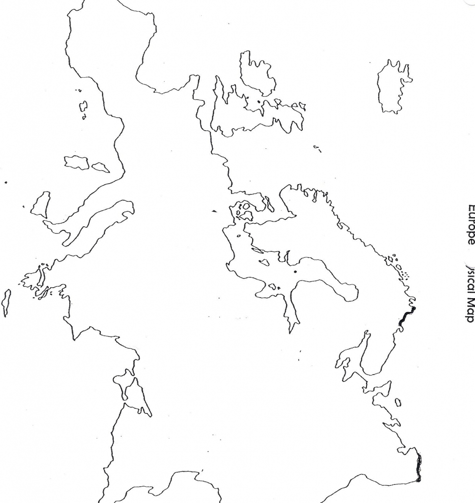 Western Europe Map Blank Printable Elegant Blank World Map Europe with Printable Blank Physical Map Of Europe