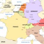 Western Europe Maps  Freeworldmaps Regarding Printable Map Of Western Europe