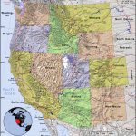 Western United States · Public Domain Mapspat, The Free, Open Intended For Western United States Map Printable