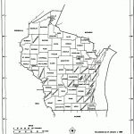 Wisconsin State Map With Counties Outline And Location Of Each Intended For Map Of Wisconsin Counties Printable